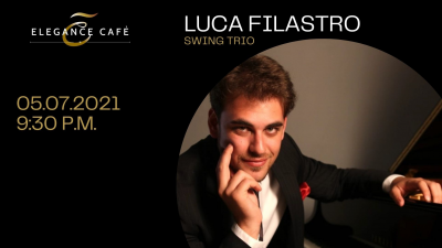 Luca Filastro Swing Trio at Elegance Cafè Jazz Club - event poster Luca Filastro Swing Trio at Elegance Cafè Jazz Club