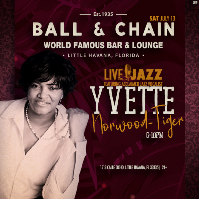 Yvette Norwood-tiger at Ball & Chain