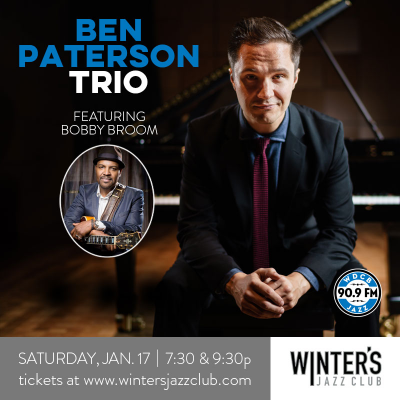 Ben Paterson Trio at Winter's Jazz Club