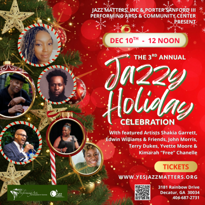 A Jazzy Holiday Celebration at Porter Sanford III Performing Arts & Community Center