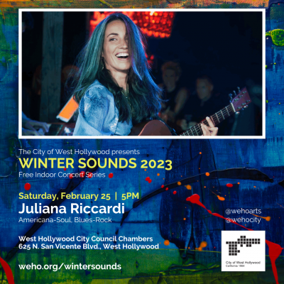 Juliana Riccardi at West Hollywood City Council Chambers - event poster Juliana Riccardi at West Hollywood City Council Chambers