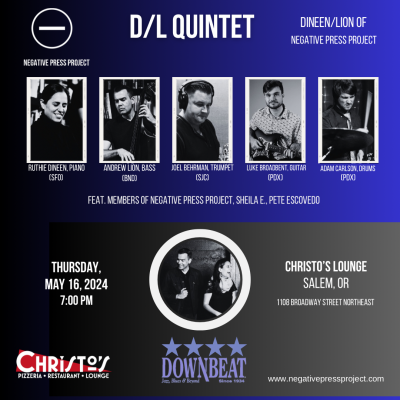 D/l Quintet Of Negative Press Project at Christo's Pizzeria, Restaurant & Lounge