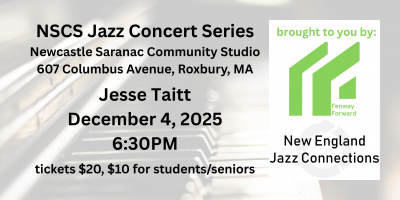 NSCS Jazz Concert Series at Newcastle Saranac Community Studio