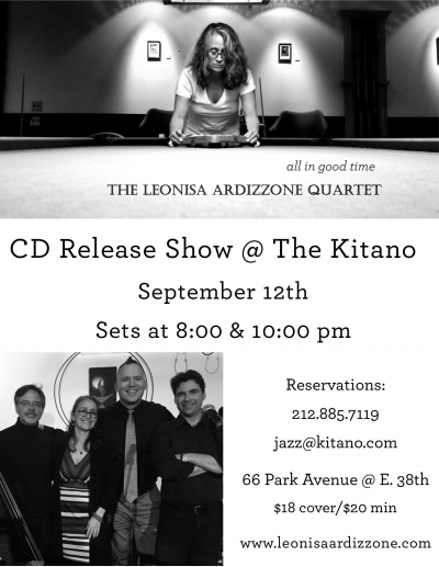 Leonisa Ardizzone Quartet at Jazz at Kitano
