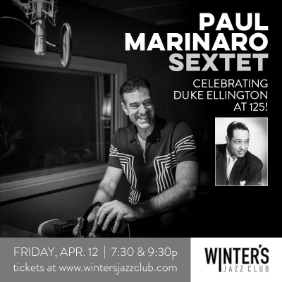 Paul Marinaro Sextet at Winter's Jazz Club
