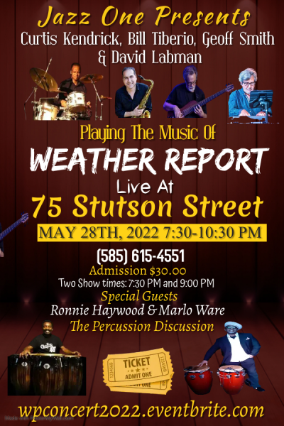 Playing The Music Of Weather Report at 75 Stutson Street