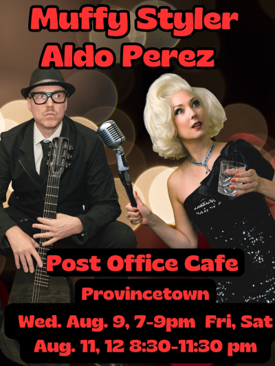 Muffy Styler And Aldo Perez at Post Office Cafe And Cabaret