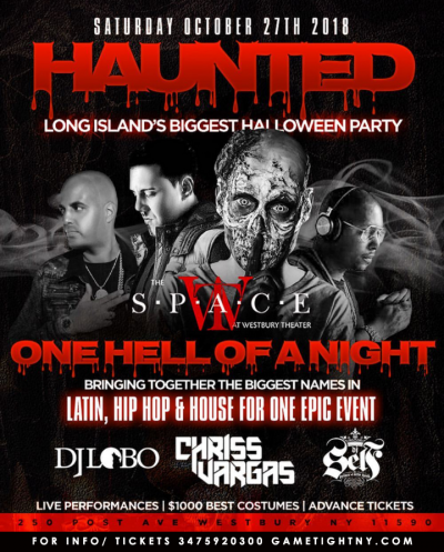 Halloween Haunted Party At Space At Westbury Theater 2018 at The Space At Westbury
