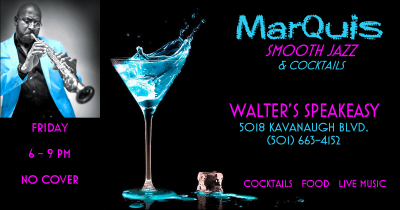 Marquis Hunt Smooth Jazz At Walter's Speakeasy at Walter's Speakeasy - event poster Marquis Hunt Smooth Jazz At Walter's Speakeasy at Walter's Speakeasy