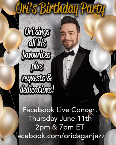 Ori's Birthday Party On Facebook Live! (late Show) - event poster Ori's Birthday Party On Facebook Live! (late Show)