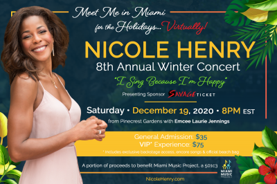 Nicole Henry's 8th Annual Winter Concert at Pinecrest Gardens Banyan Bowl