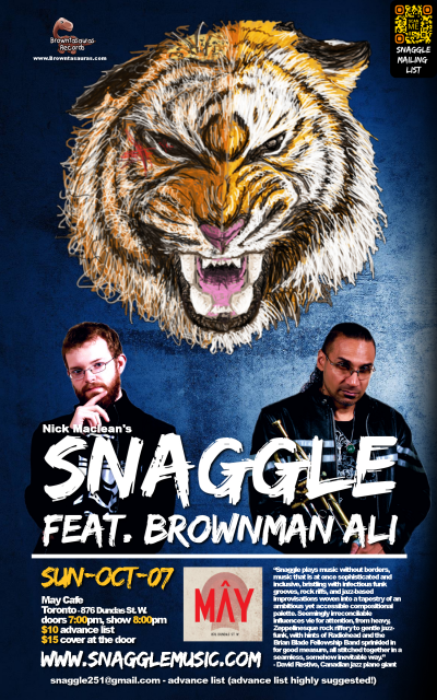 SNAGGLE Feat. BROWNMAN ALI (toronto) at May Cafe