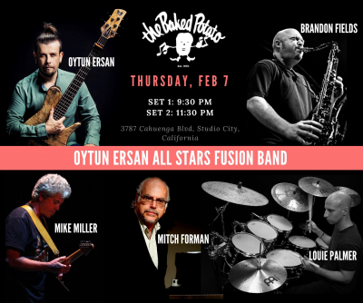 Oytun Ersan All Stars Fusion Band at The Baked Potato