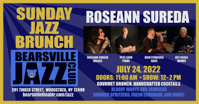Jazz Brunch At Bearsville Theater Featuring Roseann Sureda at Bearsville Theater