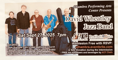 The David Wheatley Band at Alhambra Performing Arts Center