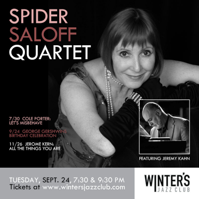 Spider Saloff Quartet Featuring Jeremy Kahn at Winter's Jazz Club