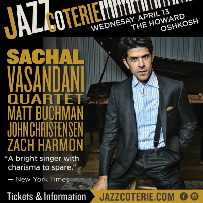 Sachal Vasandani Quartet at Jazz Coterie at The Howard