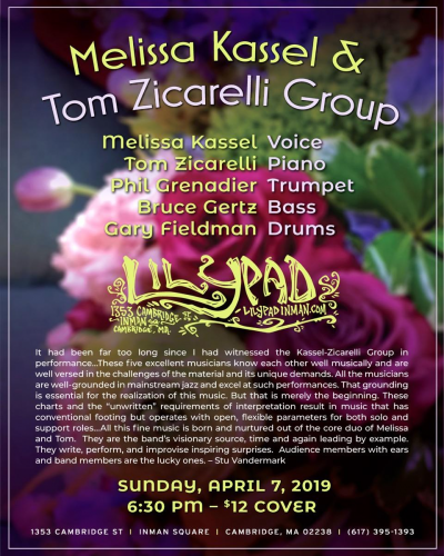 Melissa Kassel & Tom Zicarelli Group at Lilypad