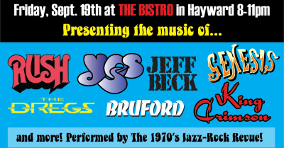 The 1970's Jazz-rock Revue at The Bistro