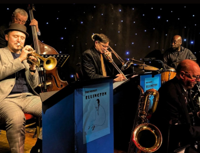 Alex Webb's Pocket Ellington Featuring Tony Kofi And Alan Barnes at Stoke-By-Nayland Hotel - event poster Alex Webb's Pocket Ellington Featuring Tony Kofi And Alan Barnes at Stoke-By-Nayland Hotel