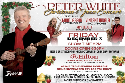 A Peter White Christmas at Hilton Richmond Hotel & Spa/short Pump - event poster A Peter White Christmas at Hilton Richmond Hotel & Spa/short Pump