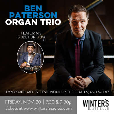 Ben Paterson Organ Trio Featuring Bobby Broom