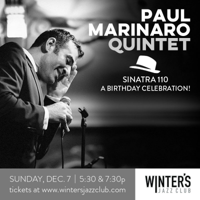 Paul Marinaro Quintet at Winter's Jazz Club