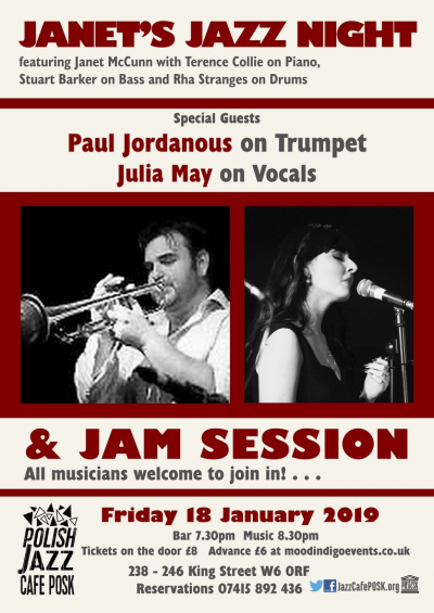 Janet's Jazz Night at Jazz Cafe POSK