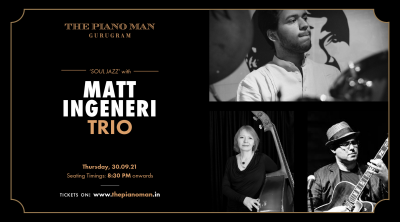 Matt Ingeneri Trio at The Piano Man Jazz Club - event poster Matt Ingeneri Trio at The Piano Man Jazz Club