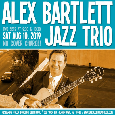 Alex Bartlett Trio at Borough Brewhouse - event poster Alex Bartlett Trio at Borough Brewhouse