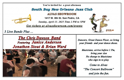 New Orleans Jazz Club / The Chris Lawson Band at Alvas Showroom