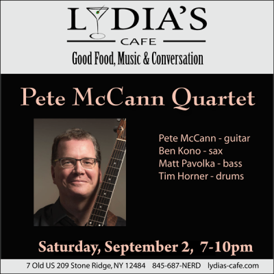 Pete Mccann Quartet at Live At Lydia's at Lydia's Cafe
