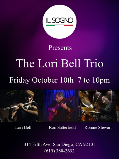 Lori Bell Trio at Ii Sogno