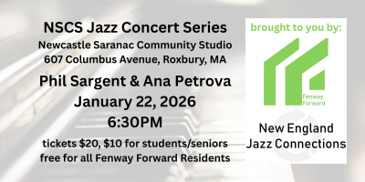 NSCS Jazz Concert Series - Phil Sargent &amp; Ana Petrova