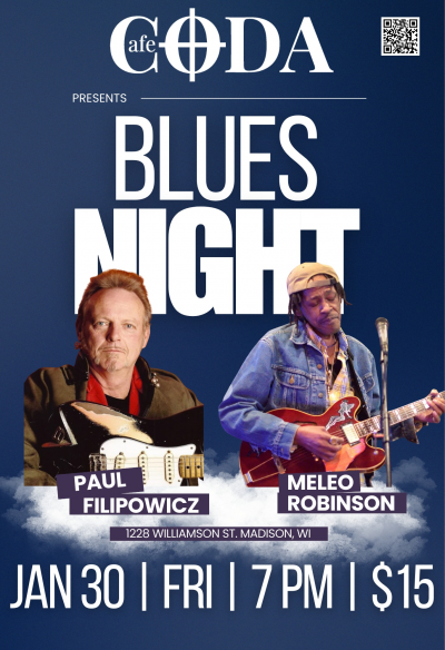 Paul Filipowicz & Meleo Robinson – Blues Night at Cafe CODA