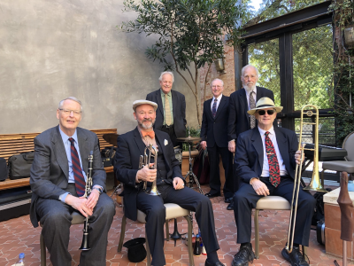 Postponed - The Riverwalk Alumni Jazz Band at Cap City Comedy Club - event poster Postponed - The Riverwalk Alumni Jazz Band at Cap City Comedy Club