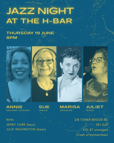 Jazz Night At The H-bar at The H-bar At The Raven, Tower Bridge