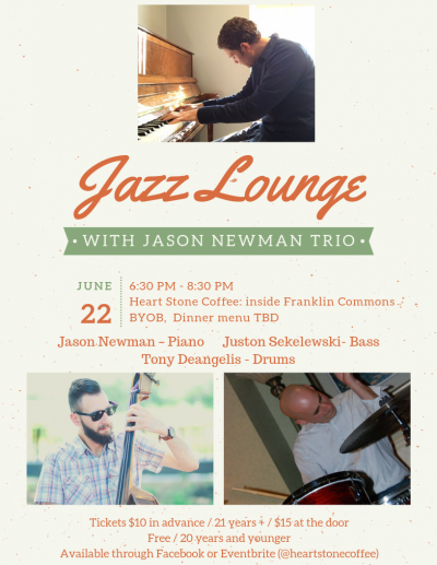 Jason Newman Trio at Heart Stone Coffee