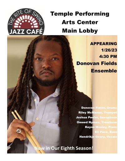 Donovan Fields Ensemble at Temple Performing Arts Center