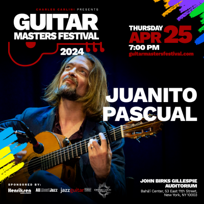 Guitar Masters Festival: Juanito Pascual at Guitar Masters Festival at John Birks Gillespie Auditorium - event poster Guitar Masters Festival: Juanito Pascual at Guitar Masters Festival at John Birks Gillespie Auditorium