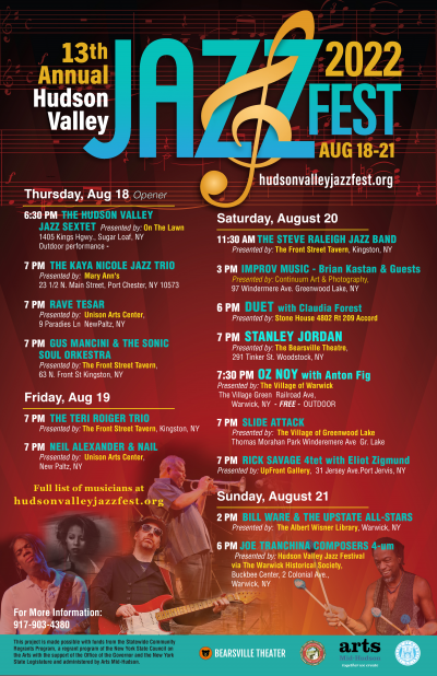 The Hudson Valley Jazz Festival at The Hudson Valley Jazz Festival at The Hudson Valley