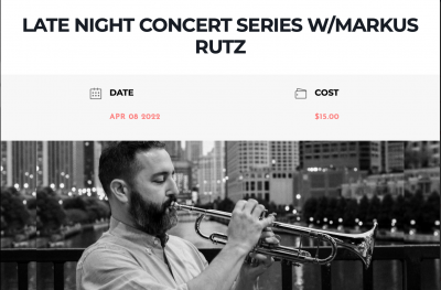 Rutz Music Works at Andy's Jazz Club - event poster Rutz Music Works at Andy's Jazz Club