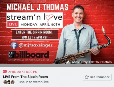 Stream'n Love Live From The Sippin Room at Facebook Live (destin, Fl)