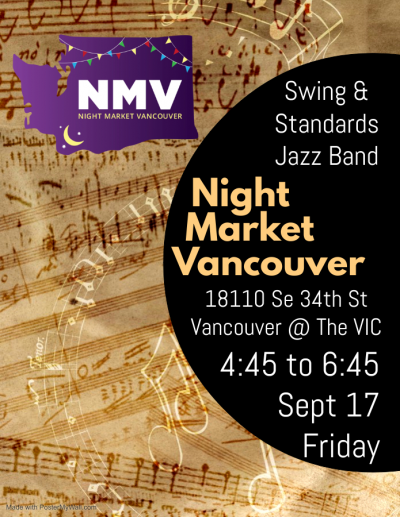 Swing & Standards Jb Night Market Vancouver at Night Market Vancouver - event poster Swing & Standards Jb Night Market Vancouver at Night Market Vancouver
