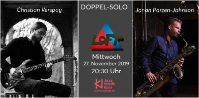 Doppel-solo-konzert: Christian Verspay // Jonah Parzen-johnson at Loft