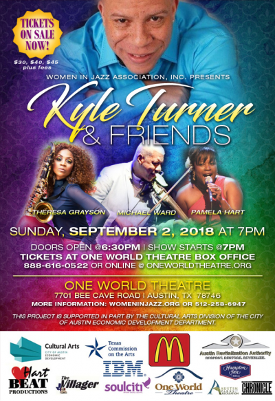 Kyle Turner & Friends Featuring Michael Ward, Theresa Grayson, Pamela Hart at One World Theatre