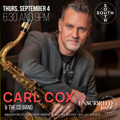 Carl Cox: Live At Unscripted Jazz at South Jazz Club - event poster Carl Cox: Live At Unscripted Jazz at South Jazz Club
