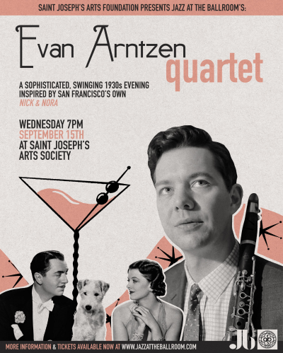 Evan Arntzen at Saint Joseph's Arts Society