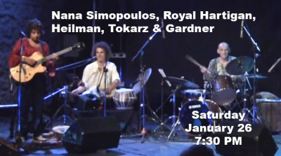 Nana Simopoulos W/ Royal Hartigan, Heilman, Tokarz & Gardner at Main Stage At The Stationery Factory