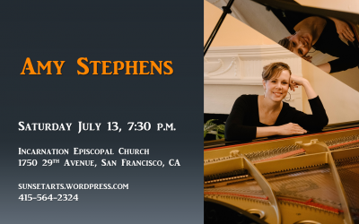 Amy Stephens (piano) In Concert at Incarnation Episcopal Church - event poster Amy Stephens (piano) In Concert at Incarnation Episcopal Church